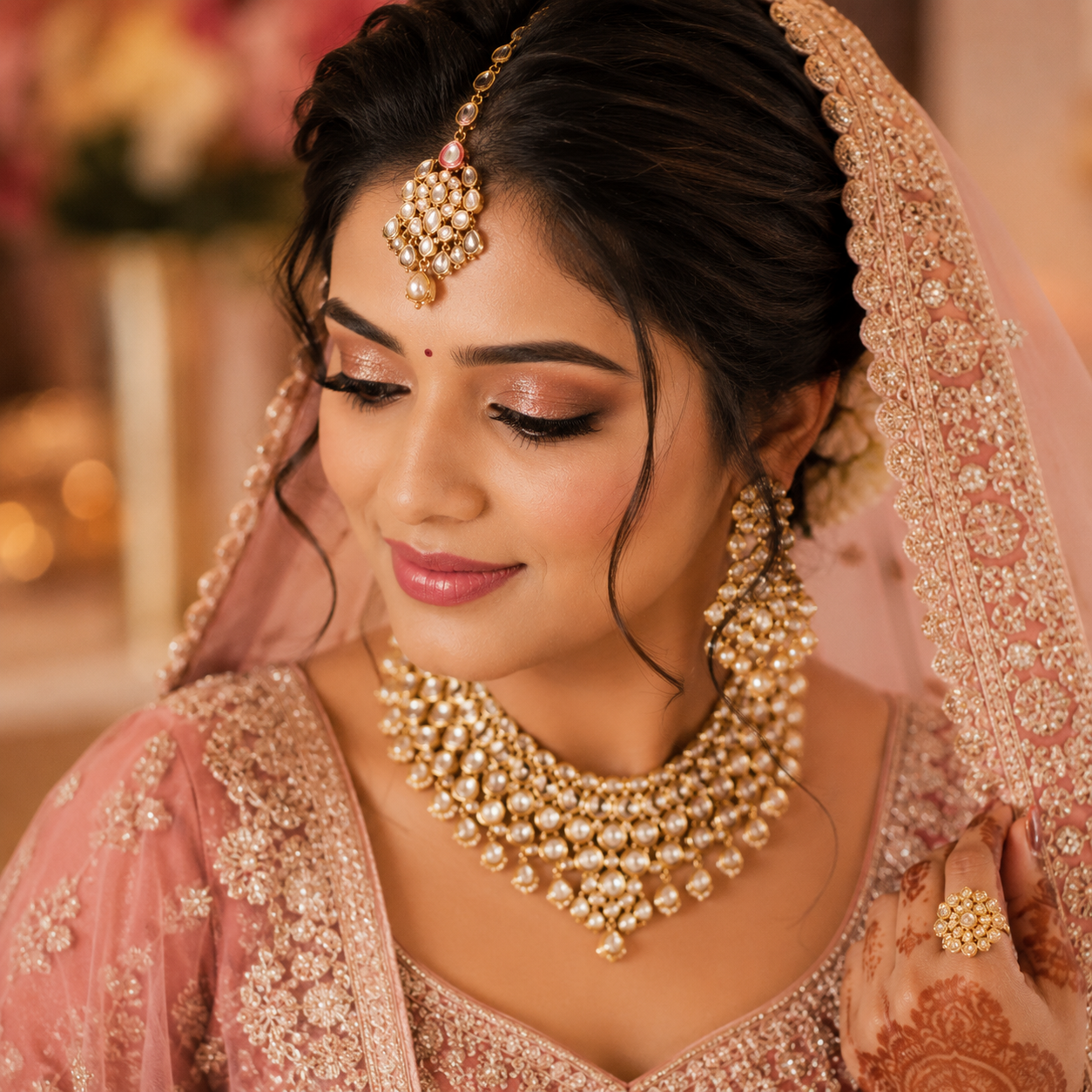 Bridal work by Manali Herbal Beauty Parlour